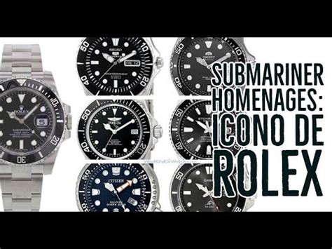 Submariner homenajes: Rolex reloj más icónico. Vol. II